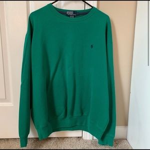 Green Ralph Lauren Crew Neck